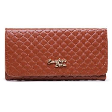 Imagem de Carteira Feminina Lançamento Porta Cartões Metalace Otima Qualidade - 