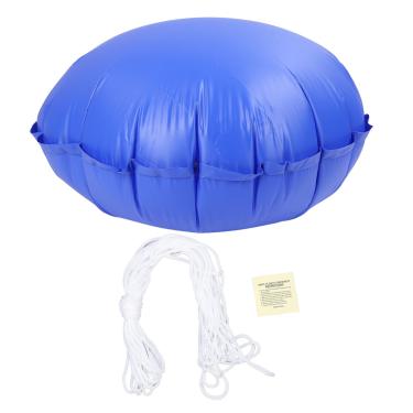 Imagem de Travesseiro de Piscina para Piscina Acima do Solo, Kit de Inverno para Fechamento de Piscina Com Almofada de 4 X 4 Pés Com Corda de 49,2 Pés, Travesseiro de Ar de Piscina (Azul