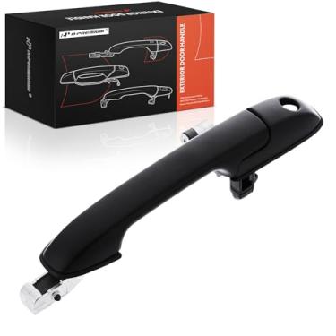 Imagem de A-Premium Maçaneta externa dianteira esquerda do lado do motorista compatível com Honda Pilot 2006 2007 2008, preto preparado, substituição # 72180-S9V-A11ZL