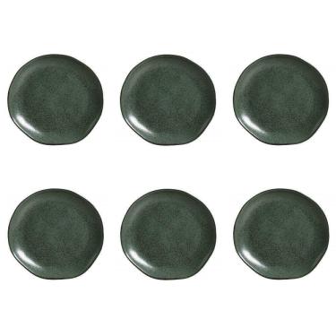 Imagem de Conjunto De Pratos De Sobremesa 06 Peças Orgânico Arauco Porto Brasil