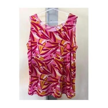 Imagem de Camiseta Blusa Regata Plus Size em Liganete Larguinha pra o Verão - BF