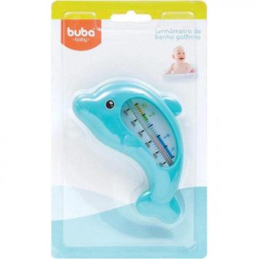 Imagem de Termômetro Temperatura de Banho Buba Golfinho Azul 7289