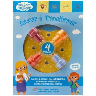 Imagem de Livro - Livro de Incentivo c/ Carimbos: Educar é Transformar