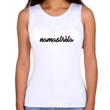 Imagem de Regata Feminina namastreta - Foca na Moda, Branco, M