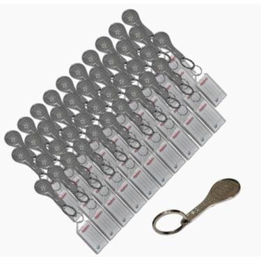 Imagem de Kit 40 Chaves Tecnow  para Trava de Carrinho de Compras em condominio