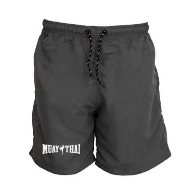 Imagem de Short Masculino Tactel Muay Thai Academia Conforto Treino - Ragor, M, 