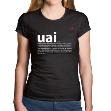 Imagem de Baby Look Algodão Uai - Significado - Foca na Moda, Preto, GG