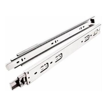 Imagem de Kit 06 Corrediças Trilho Telescópico Gaveta 40cm Reforçada - Renna
