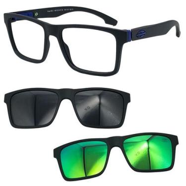 Imagem de Oculos Mormaii Swap NG 2 6153 A41 com 2 Clipons - Escolha, Cinza, Verd