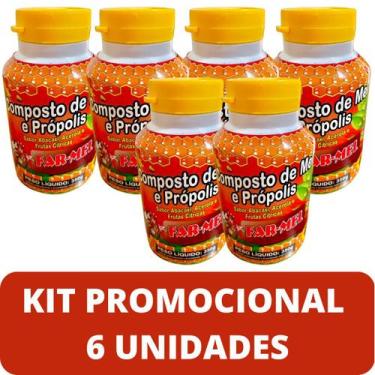 Imagem de Composto Antigripal Farmel Mel, Própolis, Abacaxi, Acerola e Frutas Cí