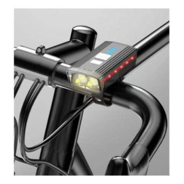 Imagem de Farol Bicicleta 350 Lumes Recarregavel Resistente Chuva - oem