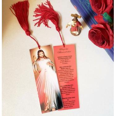 Imagem de Marcador de Página Terço da Divina Misericórdia - Kit com 4 unidades -