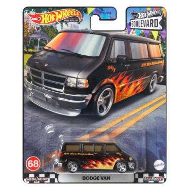 Imagem de Carrinho Hot Wheels Premium Dodge Van Boulevard Mattel GJT68