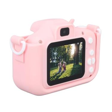 Imagem de Câmera Selfie Infantil, Câmera Infantil de Lente Dupla, Tela de 2 Polegadas, Foco Automático, Zoom 8X, Fotografia, Vídeo, Jogos, Música, Lindas Molduras de Desenho Animado, Com