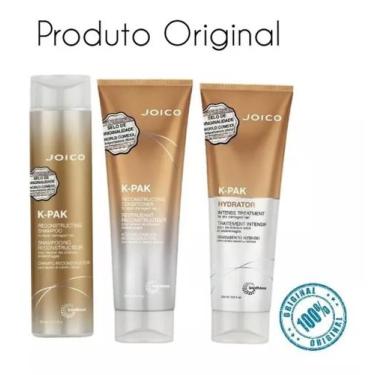 Imagem de Joico K-PAK Kit Shampoo 300ml + Condicionador 250ml + Máscara 250ml