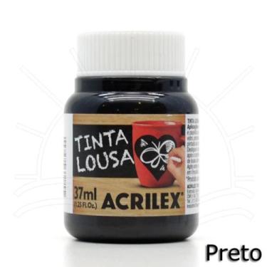 Imagem de Tinta Lousa Acrilex 37ml, 520 - PRETO