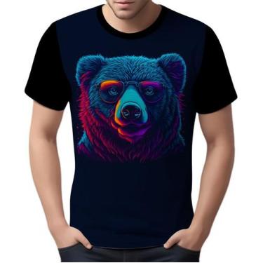 Imagem de Camisa Camiseta Estampada T-shirt Face Urso Neon Moda 4 - Enjoy Shop, 