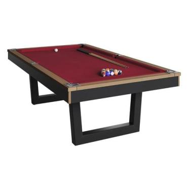 Imagem de Mesa de Sinuca/Bilhar - 2,20x1,20 - Nelson Bilhares, Bordô