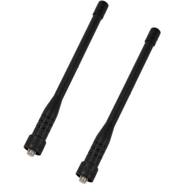 Imagem de HQRP Pacote com 2 antenas VHF de alto ganho compatível com Motorola CP040, CP140, CP150, CP160, EP350, EP450, EX500, EX560, GP1280, GP140, GP150, GP200