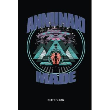 Imagem de Alien Notebook: Annunaki Made Nibiru Aliens Hidden Planet X | Alien Journal, Lined Journal Ufo, Ufo Journal, Lined Journal Alien, Size 6 X 9", 120 Pages.