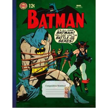 Imagem de Composition NoteBook: Dark Bman Knight JK 40, 8.5x11 Inches - 110 page Creative Journal Cosy Winter Vaion Anime On Special Days For Children Girls Boys Kids Teens Adults Gift