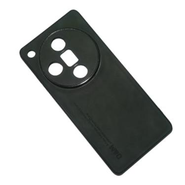 Imagem de Kepuch Silklike Capa para Oppo Find X7 Pro 5G/Find X7 Uitra 5G - Case Placa de Metal Embutida para Oppo Find X7 Pro 5G/Find X7 Uitra 5G - Preto