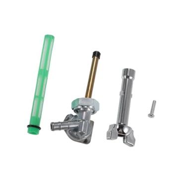 Imagem de TUCKBOLD Kit Petcock de combustível para Honda Shadow VLX 600 VT600CD Deluxe 1988-1998 Válvula de interruptor de tanque de combustível Petcock 16950-KAF-000,16963-MR1-000 Peças automotivas