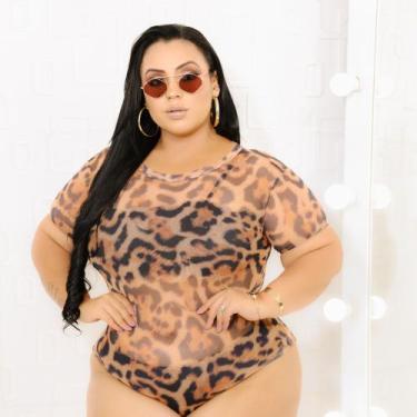 Imagem de Boby com Cropped Plus Size Tendência de Verão Moda Feminina  - Nanda F