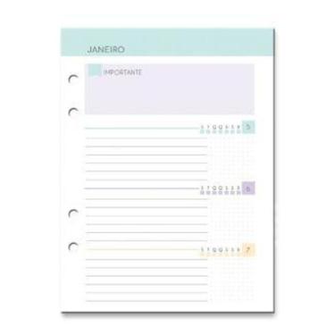 Imagem de Refil Planner Argolado 177X240 80FLSCadersil