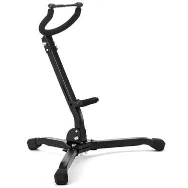 Imagem de Profissionais Acessórios para Saxofone Suporte Para Sax Alto Tenor, Suporte Ajustável Para Chão De Saxofone, Acessórios Para Instrumentos De Sopro(Black)