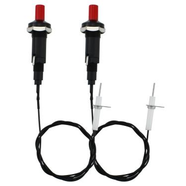 Imagem de Aifeier ET Kit de ignição piezo Piezo Spark, botão de pressão de propano com eletrodo de cerâmica roscada, adequado para lareira a gás, forno, aquecedor, cozinha (pacote com 2)