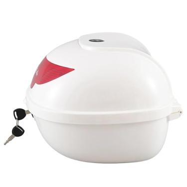 Imagem de Mala de viagem para motocicleta, porta-malas, universal, espessa, grande, antivibração, bateria elétrica, porta-malas de carro, capa superior de motocicleta (preto)