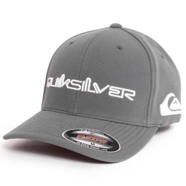 Imagem de Boné Quiksilver Aba Curva Emb Type Heritage Regal Dark Grey , Tundora,