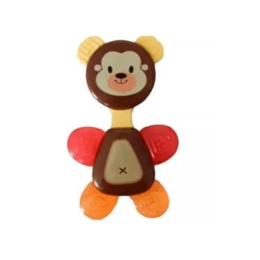 Imagem de Mordedor Com Chocalho Divertido Macaco - Kitstar