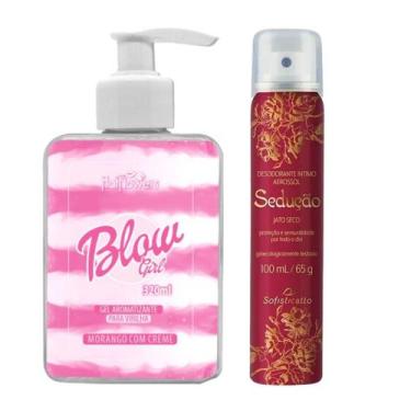 Imagem de Desodorante Feminino Intimo Sedução e Gel Blow Girl Hidrata - Hot Flow