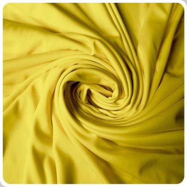 Imagem de Tecido Malha Helanca Lisa 1m x 1,80m - Brás Tecidos, Amarelo Canario