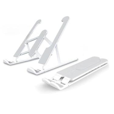 Imagem de Suporte para Notebook Dobrável Ajustável PLASTICO(BRANCO)