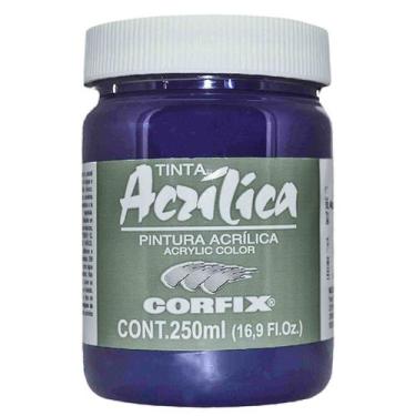 Imagem de Tinta Acrílica 250ml G1 069 Azul da Prussia Corfix, 069 - AZUL DA PRUS