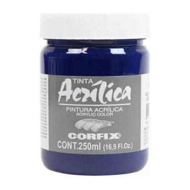 Imagem de Tinta Acrílica 250ml G1 69 Azul da Prussia Corfix, 069 - AZUL DA PRUSS