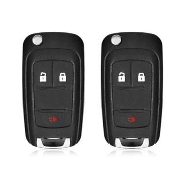 Imagem de Substituição de 2 Keylessbest para GMC Terrain Buick Encore Chevrolet Equinox Impala Sonic Spark Key Fob 2016 2018 2019 OHT01060512 3 botões 315 MHz