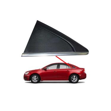 Imagem de Moldura Lado Esquerdo Traseira Externa Da Carroceria Com Pestana Cromada Sedan Pecas Genuinas Cruze