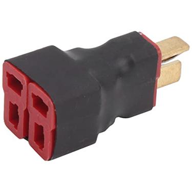 Imagem de T Plugue Paralelo, 1 Masculino a 2 Adaptador Feminino, Conector de Bateria RC de Alta Qualidade para o Modelo de Carro RC, Modelo de Avião, Modelo de Lítio de Modelo de Navio Em