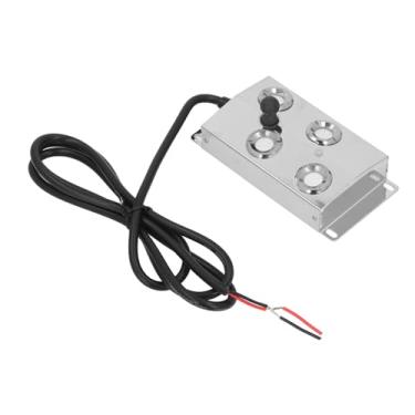 Imagem de Fabricante de Névoa Ultrassônica 4 Cabeças 1.5m Comprimento do Cabo DC45-48V Umidificador Fogger Interior Exterior Aço Inoxidável