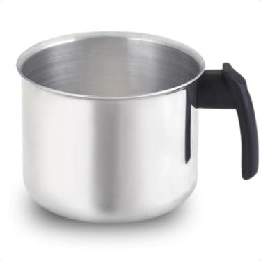 Imagem de Canecão Fervedor Leiteira de Aluminio Polido Vieggio 14 cm