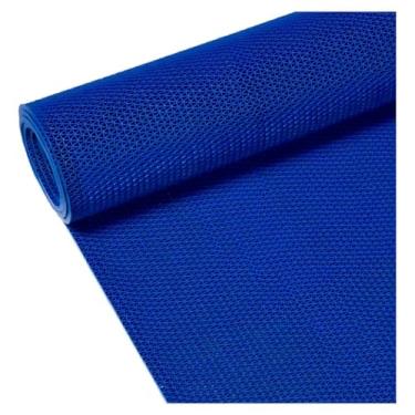 Imagem de Tapete Antiderrapante Banheiro Áreas Úmidas Molhada Box Piso Grid Sauna Cozinha Piscina(1,20x1,00,Azul)