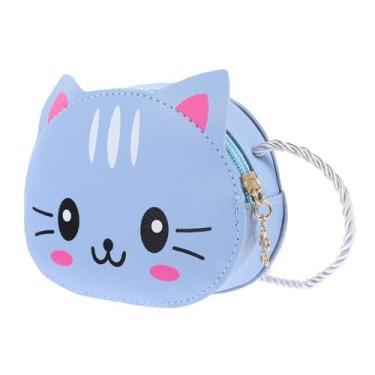 Imagem de Bolsas infantis mini bolsa de ombro única bolsa tiracolo infantil adorável design bolsa infantil, Azul- , 14X12CM