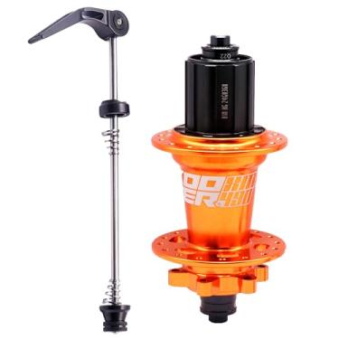 Imagem de Cubo traseiro BestParts XM490 MTB, 32 furos, cubo de freio a disco de mountain bike ultraleve de alumínio completo de liberação rápida (qr) 5 x 135 mm, HG adequado para Shimano 8-11 velocidades e SRAM