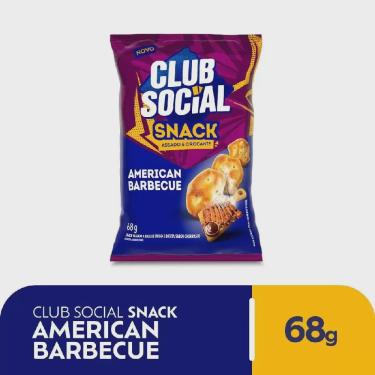 Imagem de Snack club social barbecue 68G