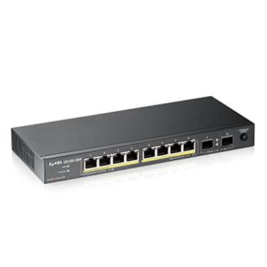 Imagem de ZYXEL Switch Poe Gigabit Não Gerenciável De 10 Portas, 8X Poe+ A 130 W + 2X Sfp, Montagem Em Mesa/Parede [Gs1100-10Hp]