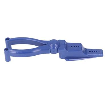 Imagem de Alicates de Unhas Martelando o Suporte de Prego Abs Protetor de Dedo Portátil Ferramenta de Ferramenta de Segurança Azul